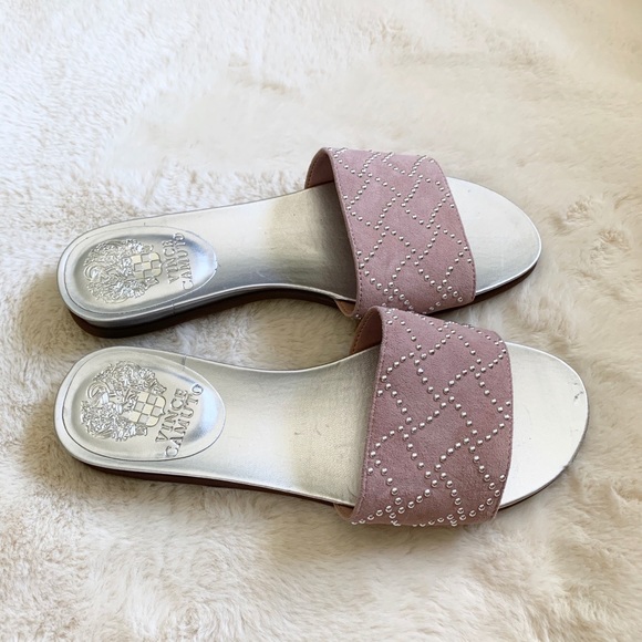 NWT Vince Camuto studded slide sandals - Picture 5 of 8